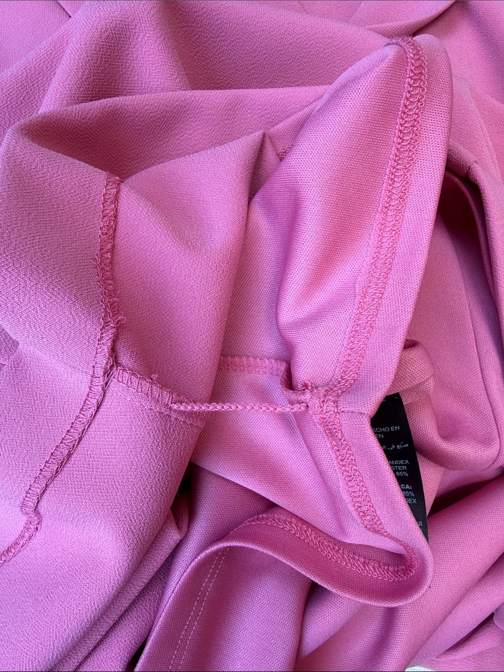 NWOT White House Black Market Pink Wrap-Front Dress with Waist Tie Size 2 - Picture 10 of 10